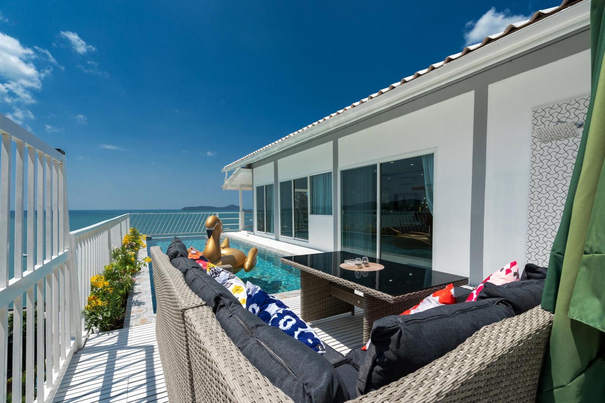 Mona Seaview Pool Villa Beach Front Aoyon Beach Ban Makham Buitenkant foto