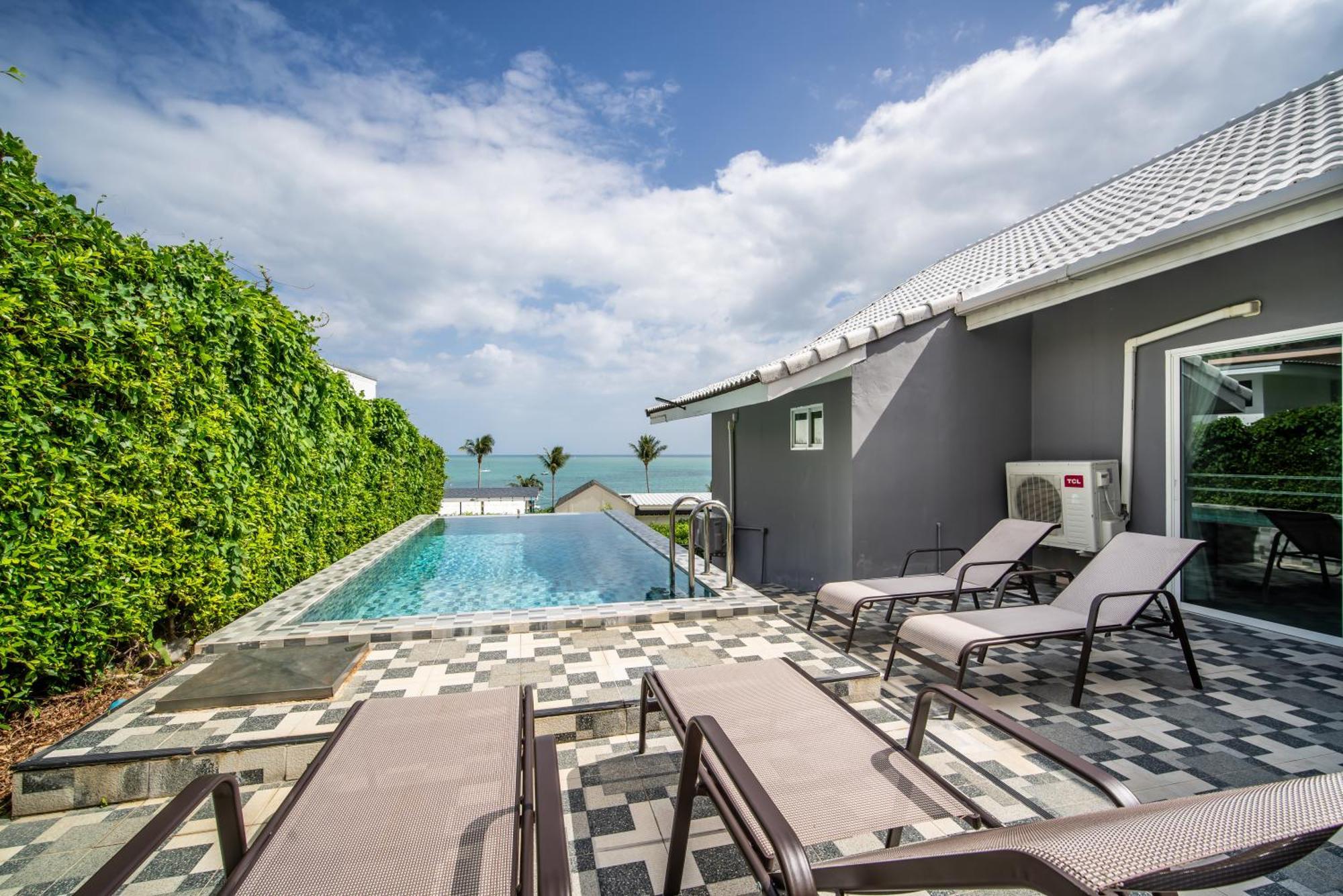 Mona Seaview Pool Villa Beach Front Aoyon Beach Ban Makham Kamer foto