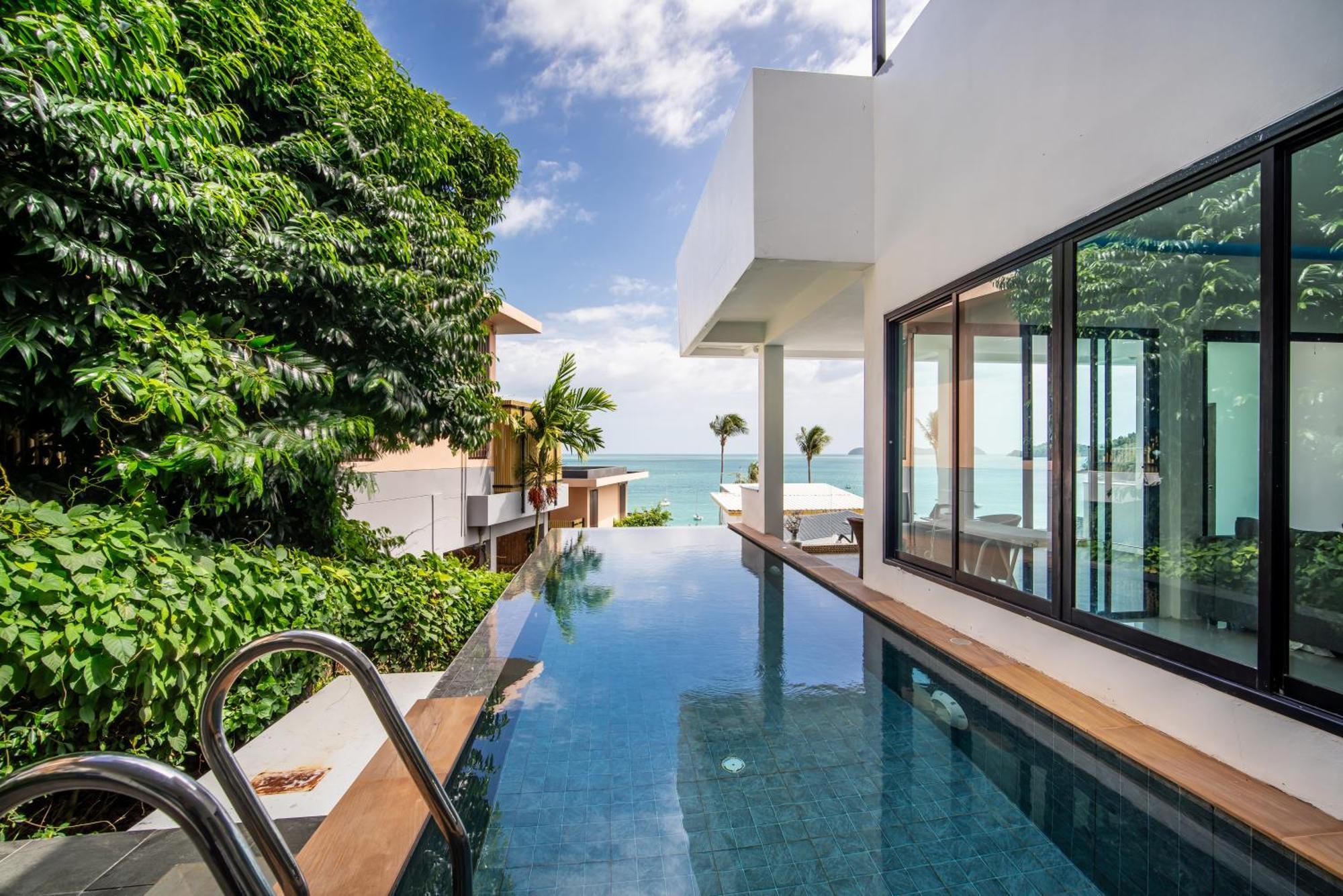 Mona Seaview Pool Villa Beach Front Aoyon Beach Ban Makham Kamer foto
