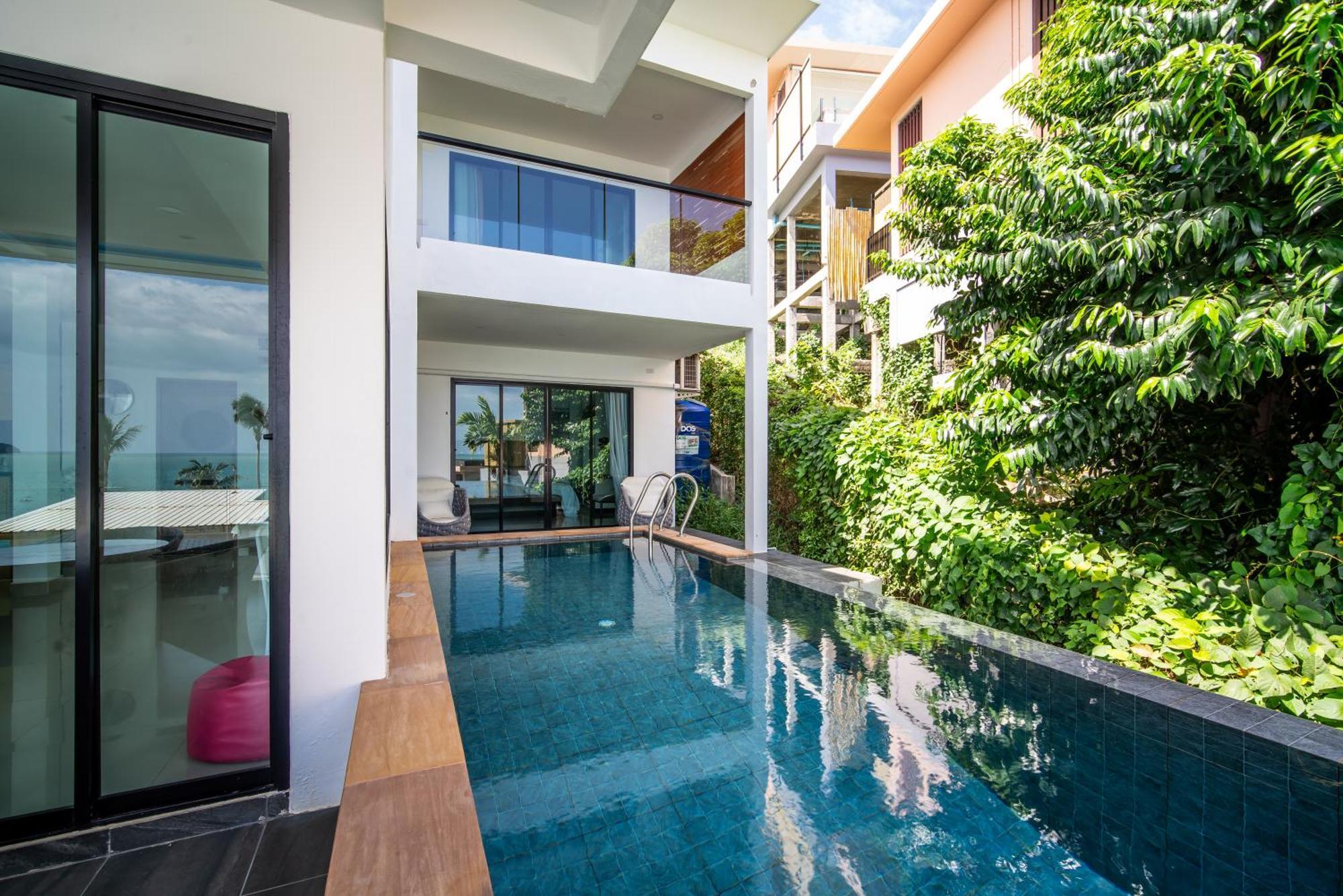 Mona Seaview Pool Villa Beach Front Aoyon Beach Ban Makham Kamer foto