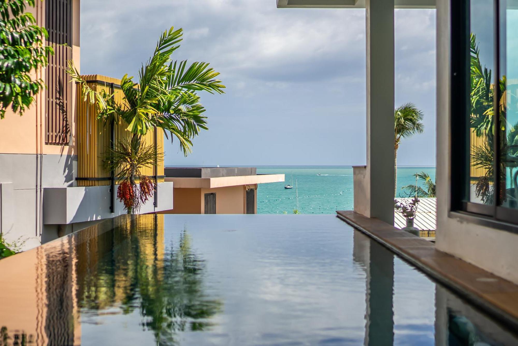Mona Seaview Pool Villa Beach Front Aoyon Beach Ban Makham Kamer foto